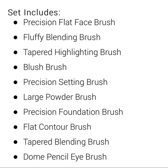 ❤️55%OFF!!❤️PRO LINE SET WET N WILD 10 BRUSH HIGH QUALITY ROSE GOLD SEALED! NEW! - Picture 10 of 11